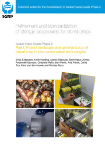 Refinement and standardization of storage procedures for clonal crops. Global Public Goods Phase 2: Part 1. Project landscape and general status of clonal crop in vitro conservation technologies