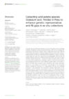 Collecting wild potato species (Solanum sect. Petota) in Peru to enhance genetic representation and fill gaps in ex situ collections