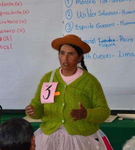 Espirita Guerrero: Treasurer of AGUAPAN