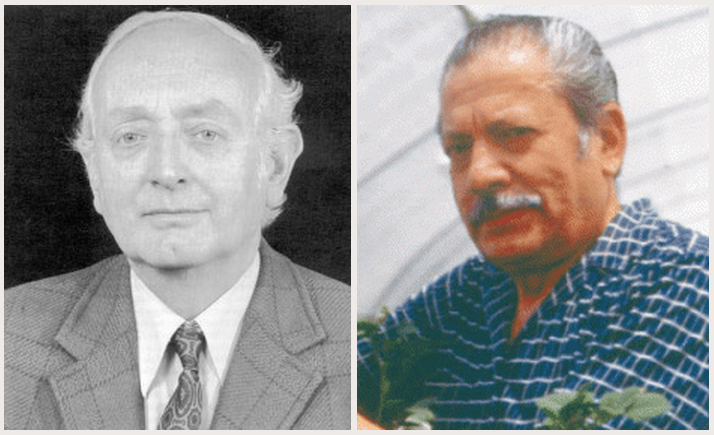 Professor Jack Hawkes, OBE (left) & Carlos Ochoa, renowned peruvian potato Taxonomist (right)