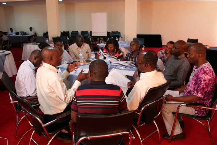 Members of the Seed Systems Community of Practice hold discussions during their annual meeting in Kigali, Rwanda