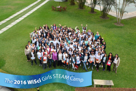 WiSCi STEAM Girls camp visits CIP campus August 3, 2016