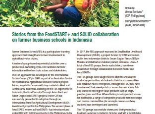 Stories from the FoodSTART+ and SOLID collaboration on farmer business schools in Indonesia.