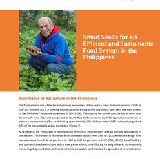 Smart Seeds for an Efficient and Sustainable Food System in the Philippines