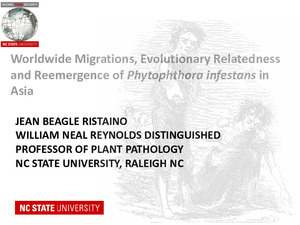 Worldwide migrations, evolutionary relatedness and reemergence of Phytophthora infestans in Asia.