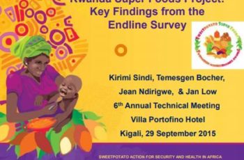Rwanda Super Foods Project: Key findings from the endline survey