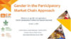 Gender in the participatory market chain approach