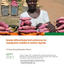 Gender-differentiated end-user trait preferences for sweetpotato varieties in Iganga and Kamuli districts in eastern Uganda. A Focus Group Discussion Report.