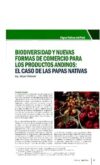 Biodiversidad y nuevas formas de comercio para los productos andinos: El caso de las papas nativas.