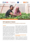 CIP’s experience in Tanzania. Demand driven solutions for food systems transformation