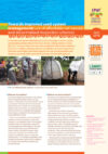 Towards improved seed system management: Use of affordable net tunnels and decentralized inspection schemes.
