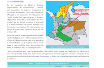 Agricultura sostenible y competitiva de la papa criolla en Colombia.