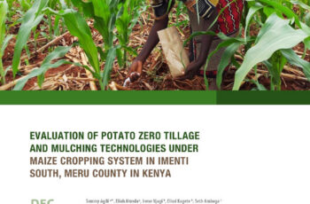 Evaluation of potato zero tillage and mulching technologies under maize cropping system in Imenti South, Meru County, Kenya