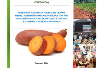 Investment action plan for scaling orange-fleshed sweetpotato fresh root production and consumption for food security, nutrition and sustainable livelihoods in Rwanda
