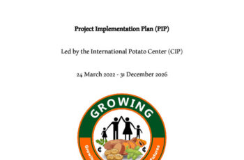 Generating Revenues & Opportunities for Women to Improve Nutrition in Ghana (GROWING) Project. Project Implementation Plan (PIP)